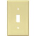 Eaton 2134V Wallplate, 412 in L, 234 in W, 1 Gang, Thermoset, Ivory 2134V-10-L